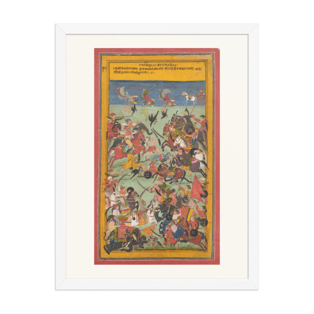 Sindhu Raga — Restored Rajput Wall Art — view 6