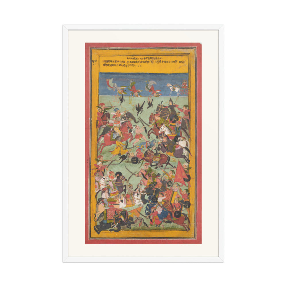 Sindhu Raga — Restored Rajput Wall Art — view 9