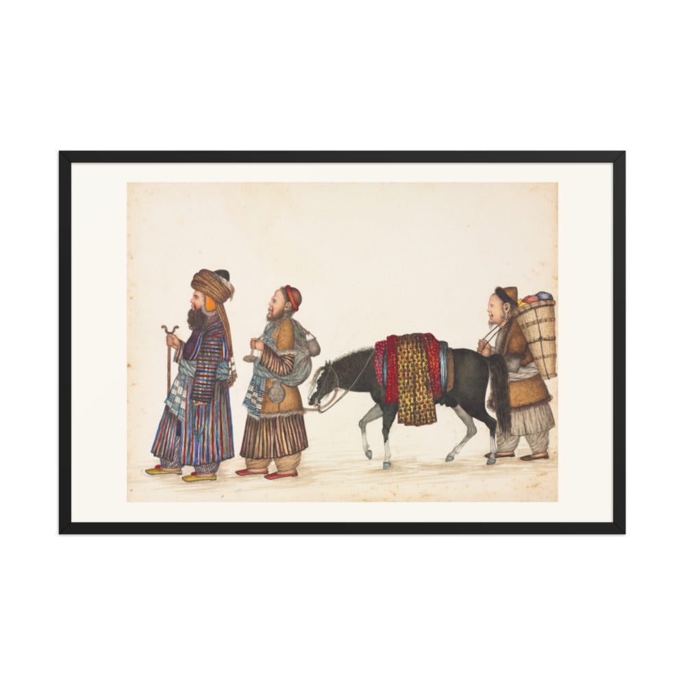 A Family of Tartars — Restored Indian Court Wall Art — view 8
