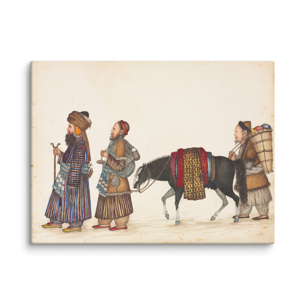 A Family of Tartars — Restored Indian Court Wall Art — view 13