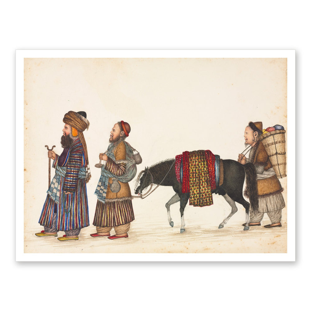 A Family of Tartars — Restored Indian Court Wall Art — view 7