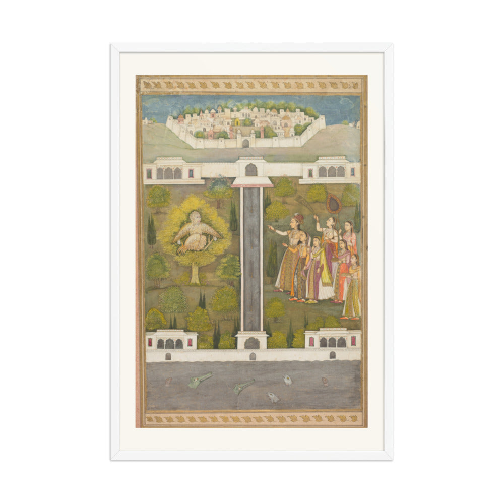 Mahliqa, Daughter of the Emperor of — Restored Mughal Wall Art — view 10