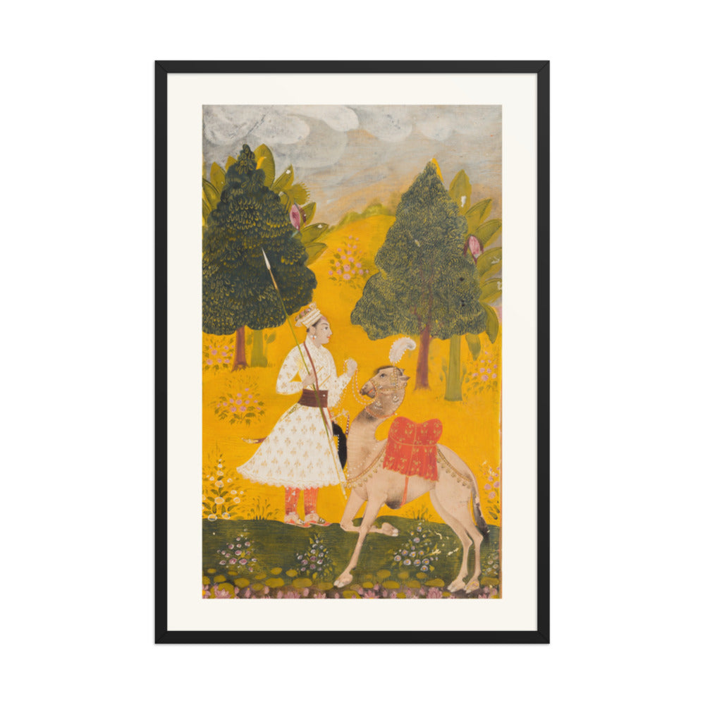 Maru Ragini, from a Ragamala (Garland of Melodies) — Restored Deccan Wall Art — view 8
