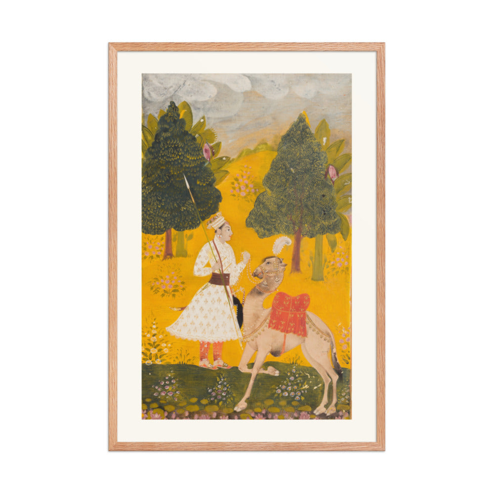 Maru Ragini, from a Ragamala (Garland of Melodies) — Restored Deccan Wall Art — view 9