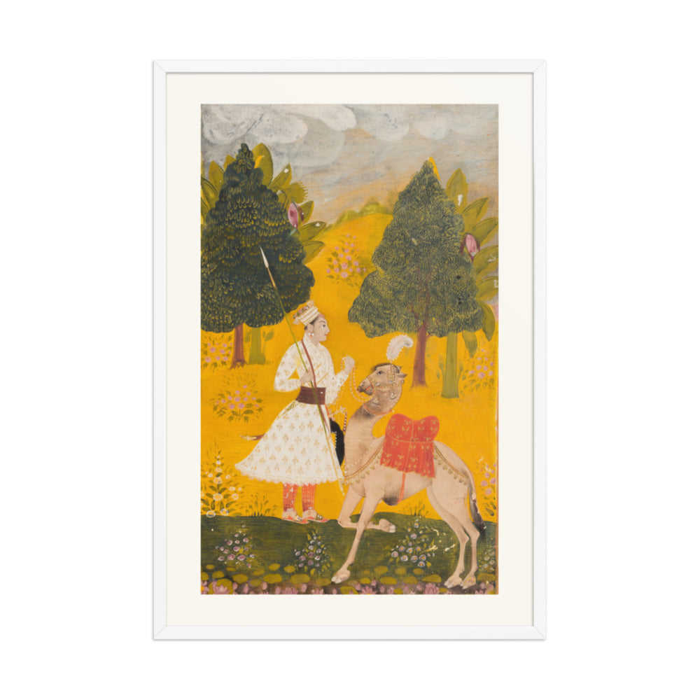 Maru Ragini, from a Ragamala (Garland of Melodies) — Restored Deccan Wall Art — view 10