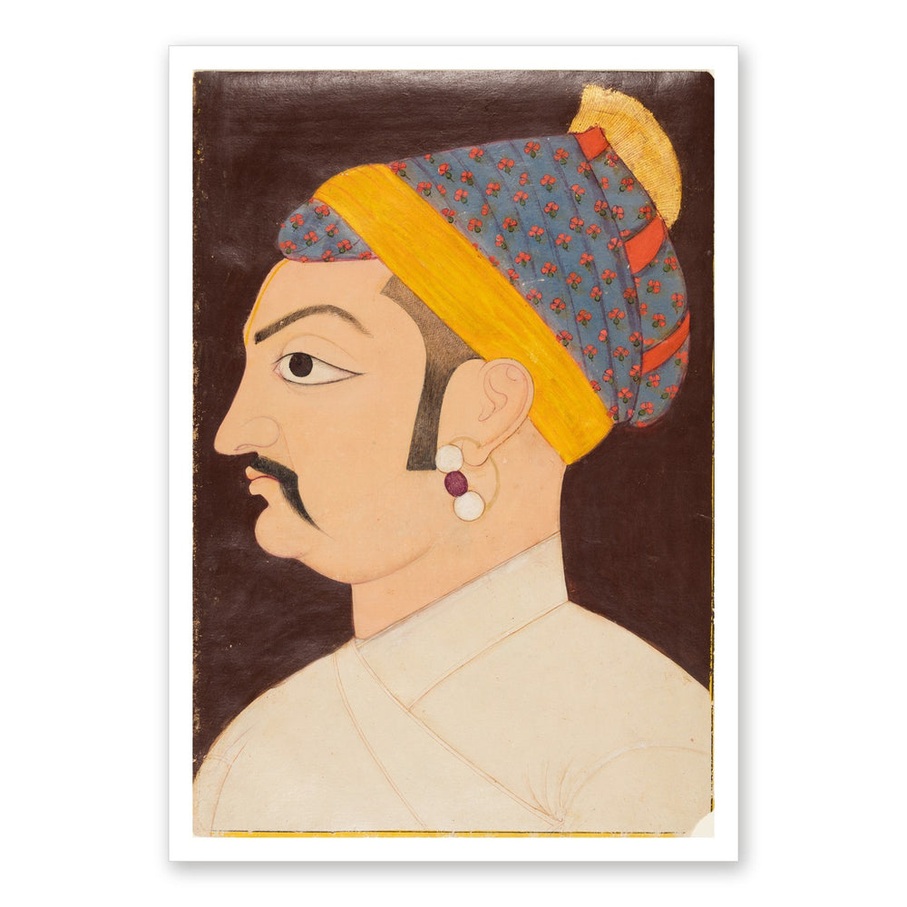 Portrait of Rao Shiv Singh Chandrawat — Restored Rajput Wall Art — view 7