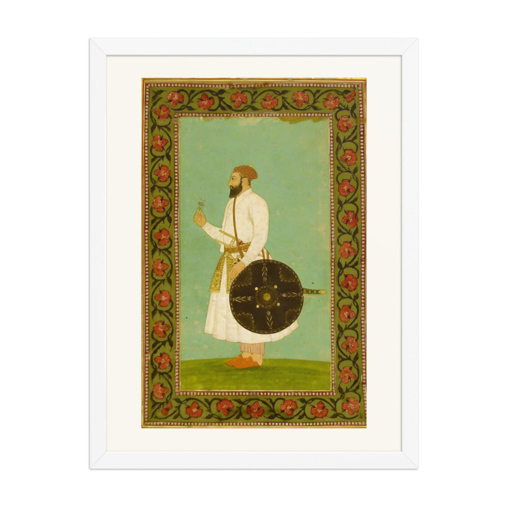 An Imperial Album Portrait — Restored Mughal Wall Art — view 6