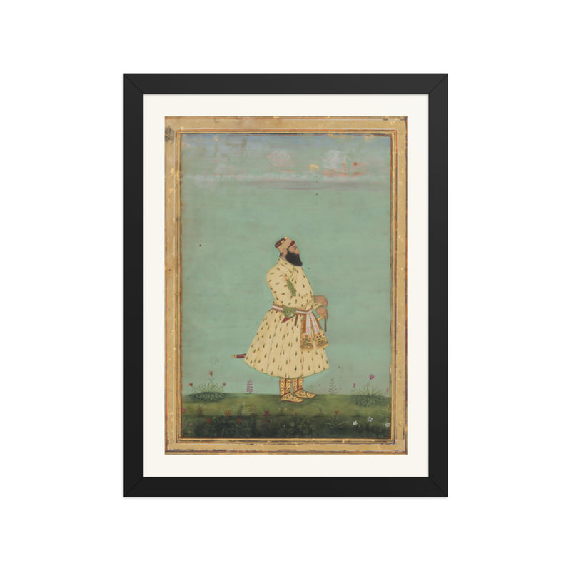 Portrait of Safdar Jang — Restored Mughal Wall Art