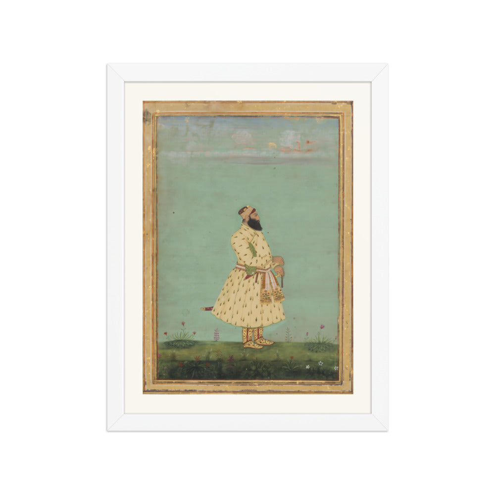 Portrait of Safdar Jang — Restored Mughal Wall Art — view 3