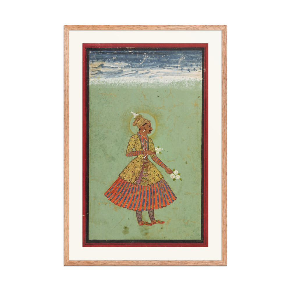 Raja Jagat Singh of Kota — Restored Rajput Wall Art — view 11