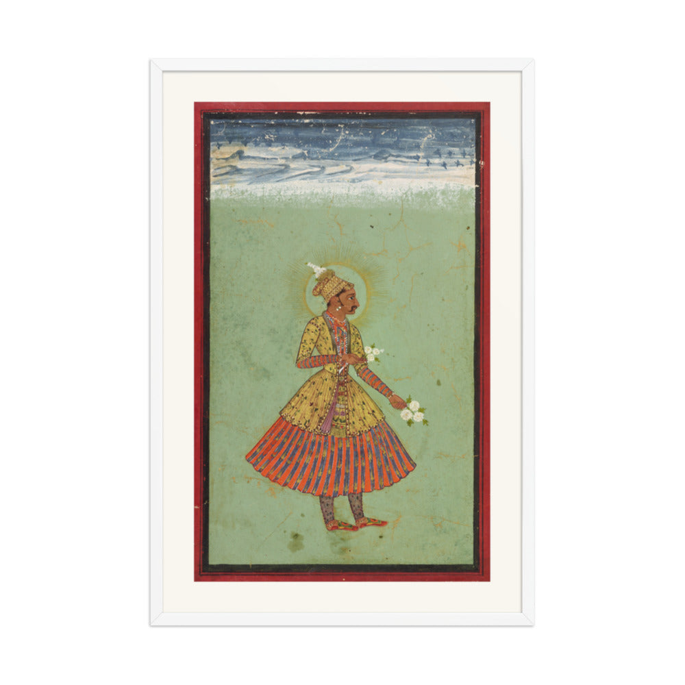 Raja Jagat Singh of Kota — Restored Rajput Wall Art — view 12