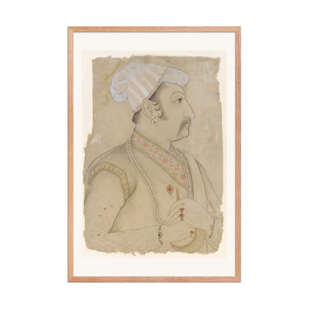 Raja Gaj Singh of Marwar — Restored Rajput Wall Art — view 11