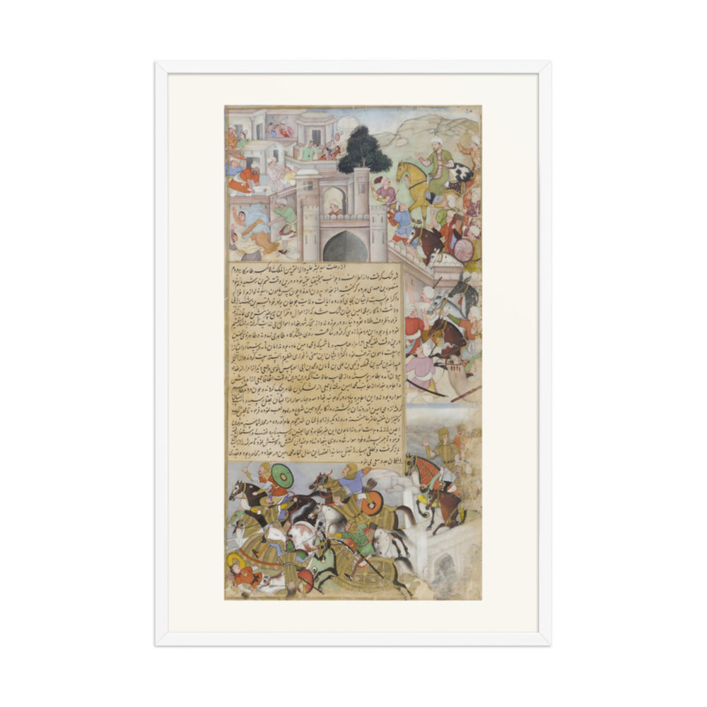 The Siege of Baghdad — Restored Mughal Wall Art — view 12