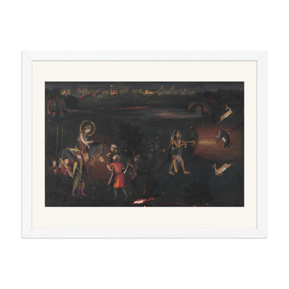 Deer-Stalking by Night — Restored Indian Court Wall Art — view 6