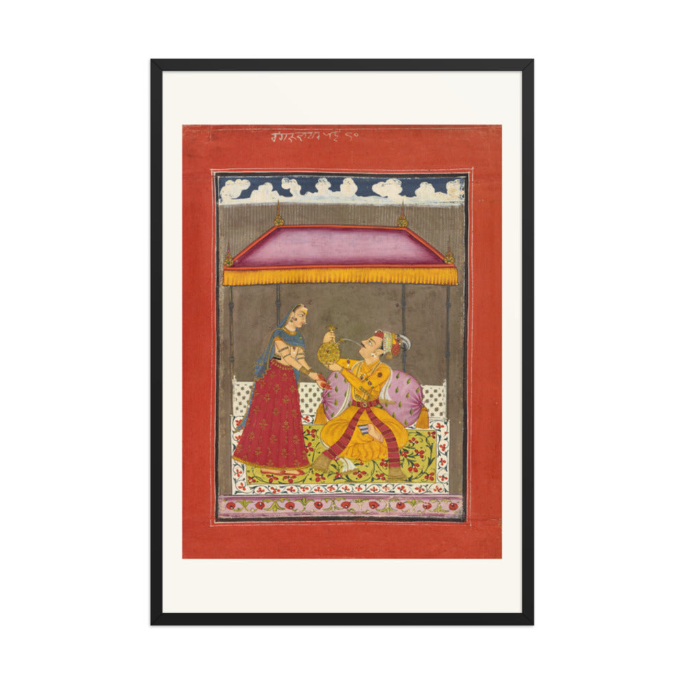 Jalandhara Ragaputra — Ragamala Folio — Restored Rajput Wall Art — view 10