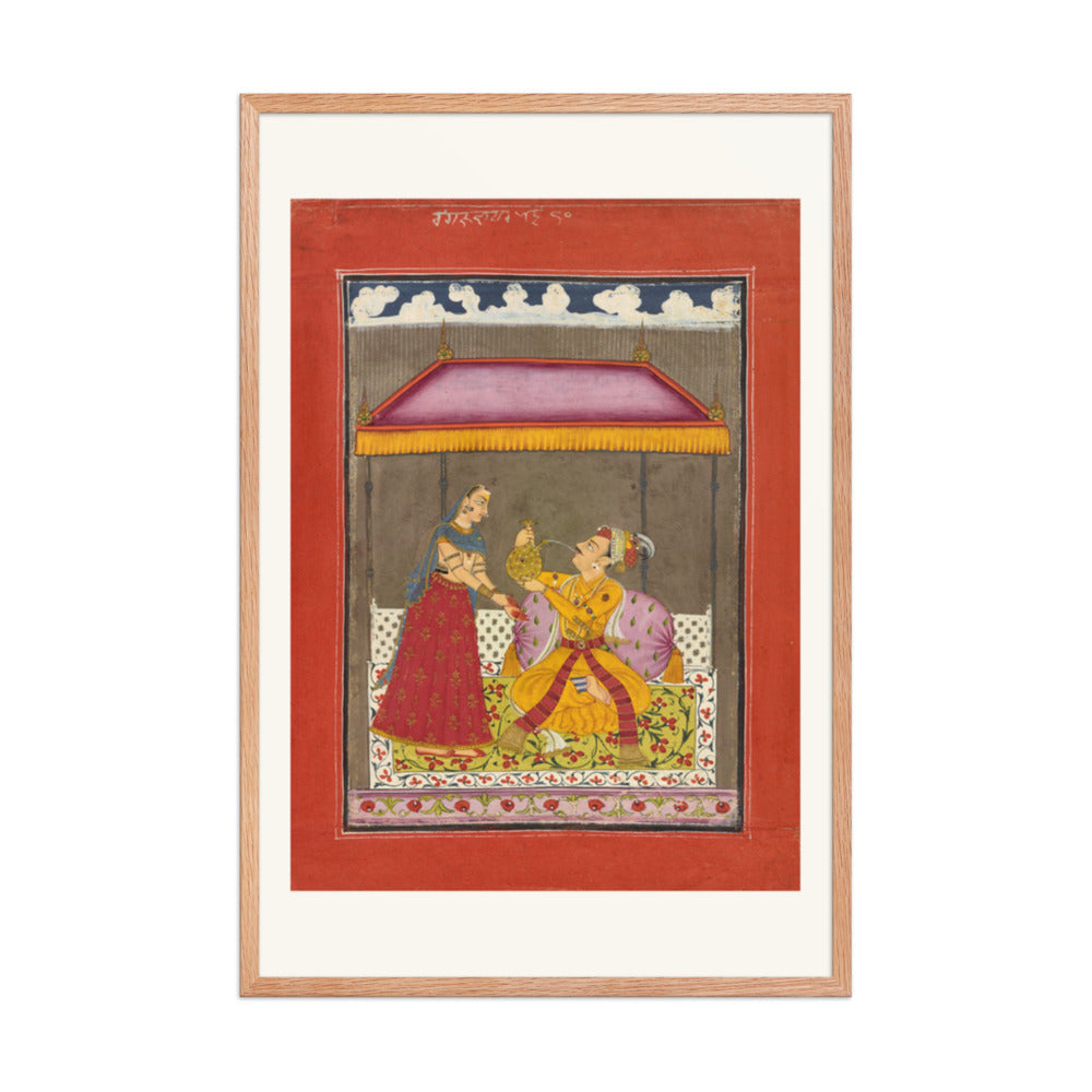 Jalandhara Ragaputra — Ragamala Folio — Restored Rajput Wall Art — view 11