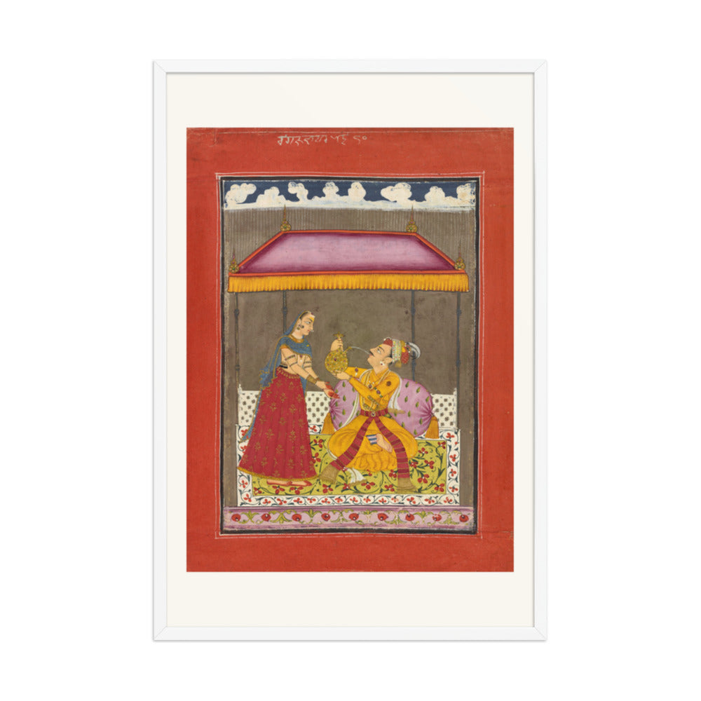 Jalandhara Ragaputra — Ragamala Folio — Restored Rajput Wall Art — view 12