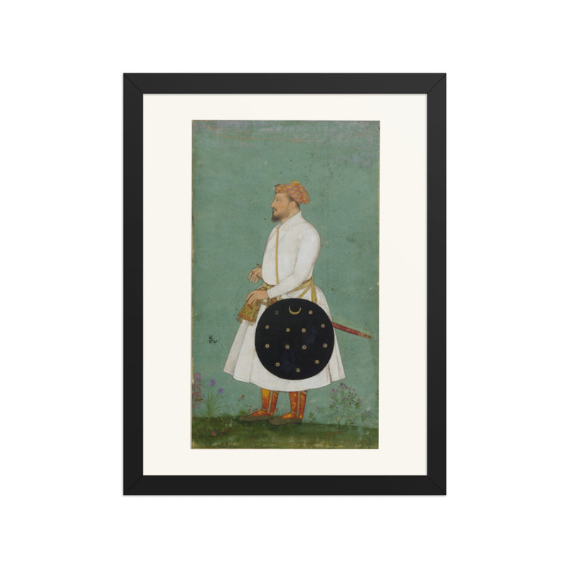 Portrait of Asalat Khan — Restored Mughal Wall Art