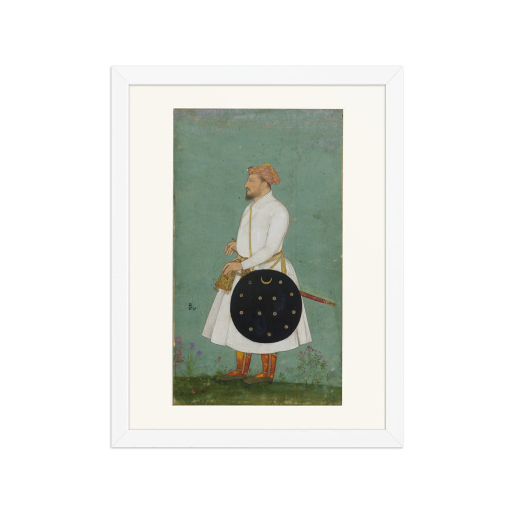 Portrait of Asalat Khan — Restored Mughal Wall Art — view 3
