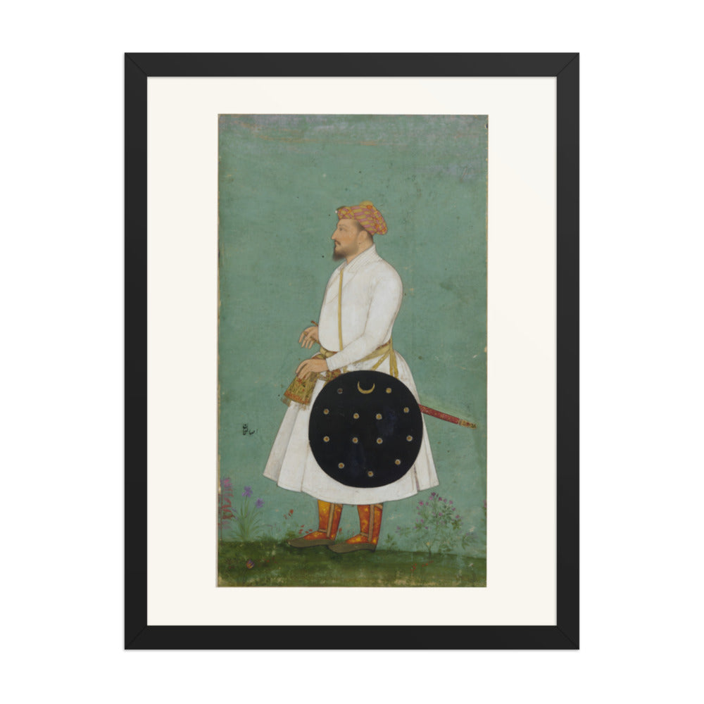 Portrait of Asalat Khan — Restored Mughal Wall Art — view 4