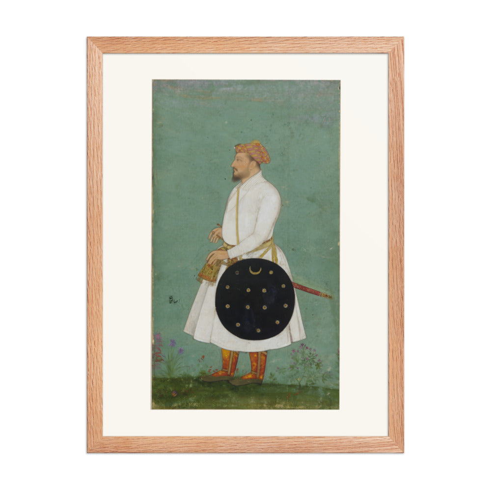 Portrait of Asalat Khan — Restored Mughal Wall Art — view 5