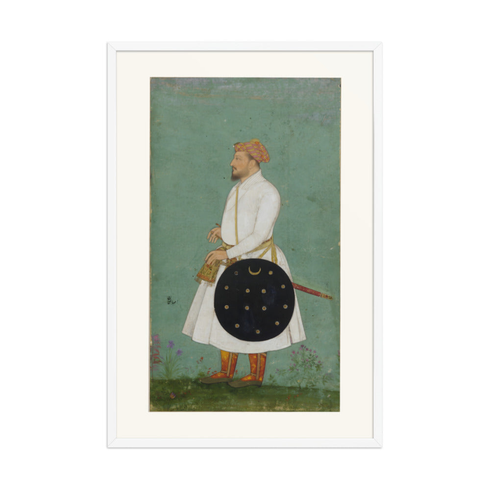 Portrait of Asalat Khan — Restored Mughal Wall Art — view 9