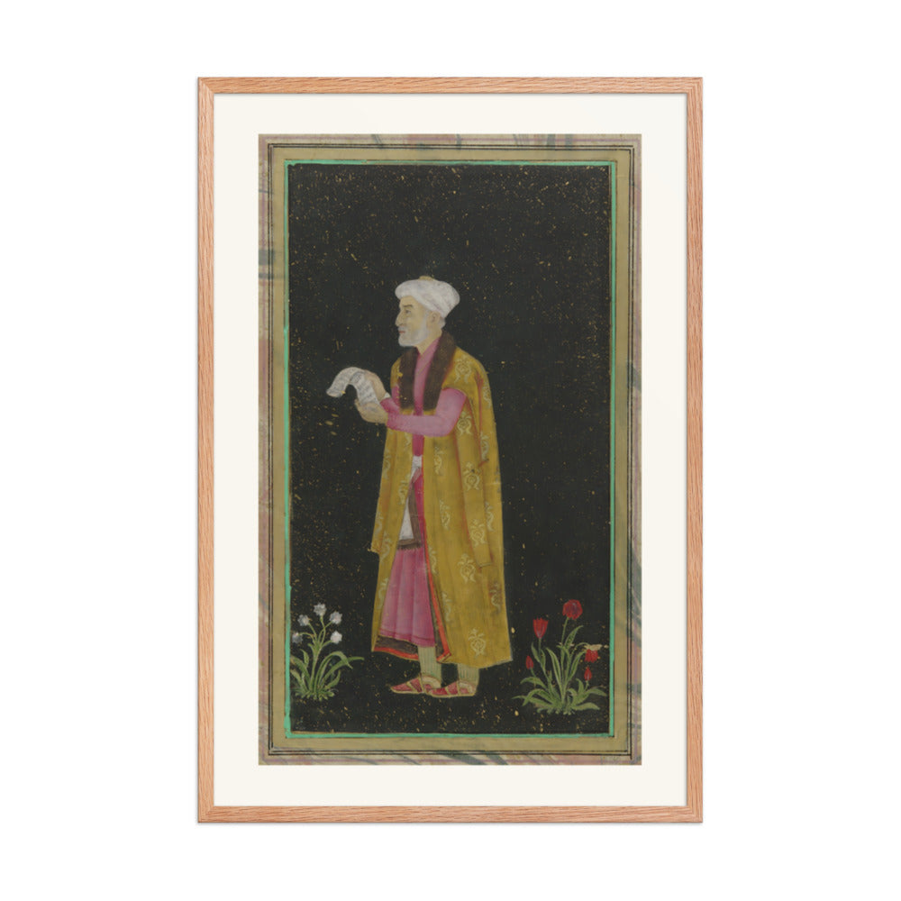 Portrait of I'timad al-Dawla — Restored Mughal Wall Art — view 11