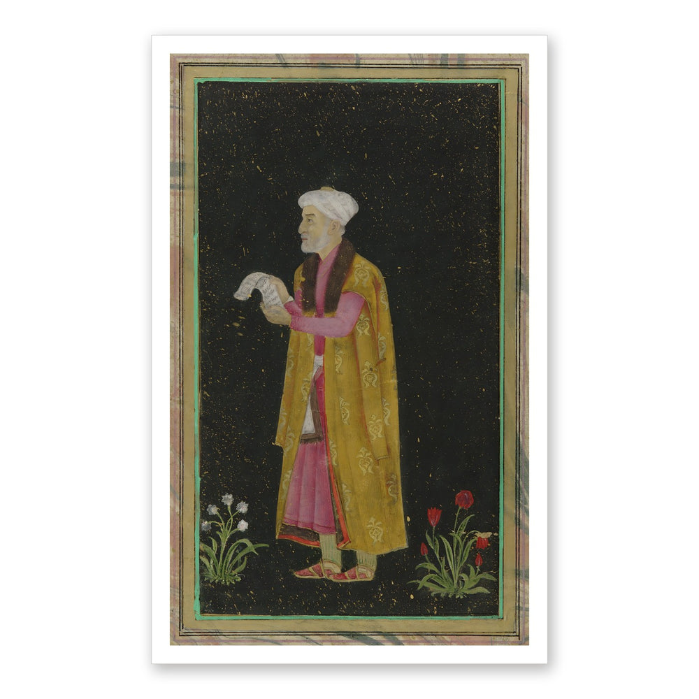 Portrait of I'timad al-Dawla — Restored Mughal Wall Art — view 7