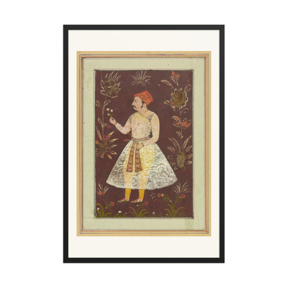 A Rajput Nobleman — Restored Rajput Wall Art — view 10
