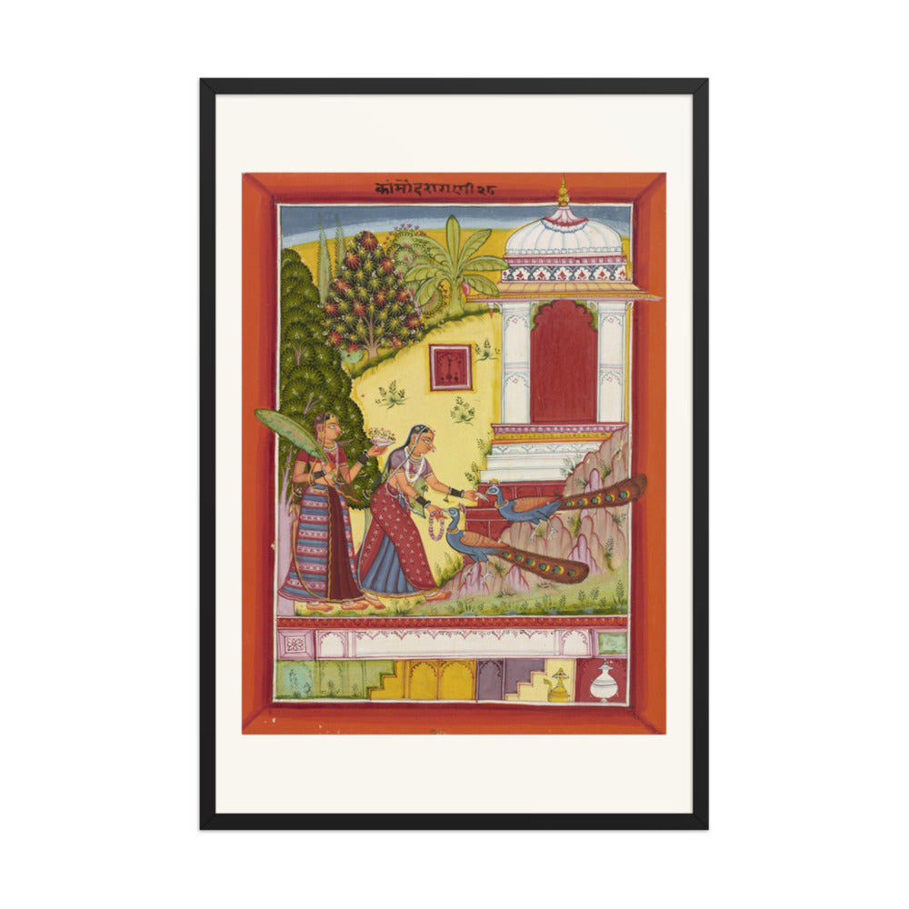 Kanrod Ragini — Ragamala Folio — Restored Rajput Wall Art — view 10