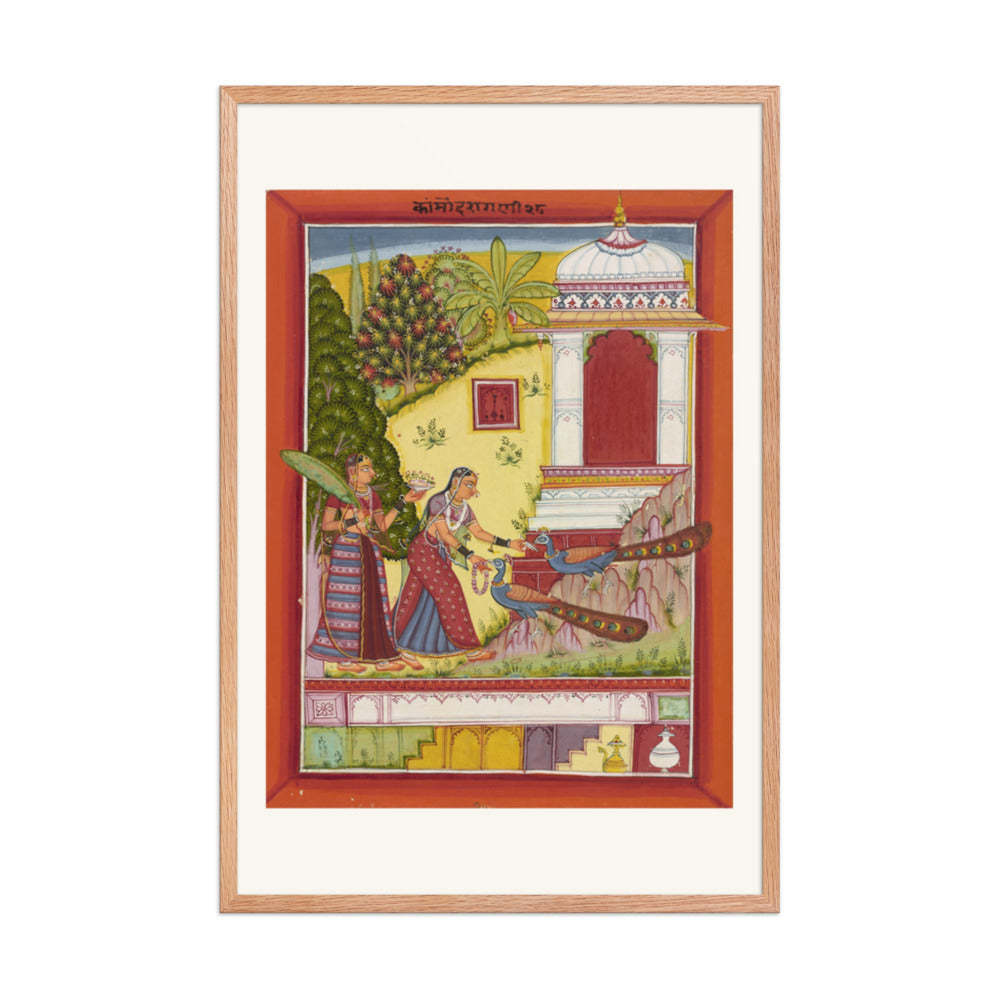 Kanrod Ragini — Ragamala Folio — Restored Rajput Wall Art — view 11