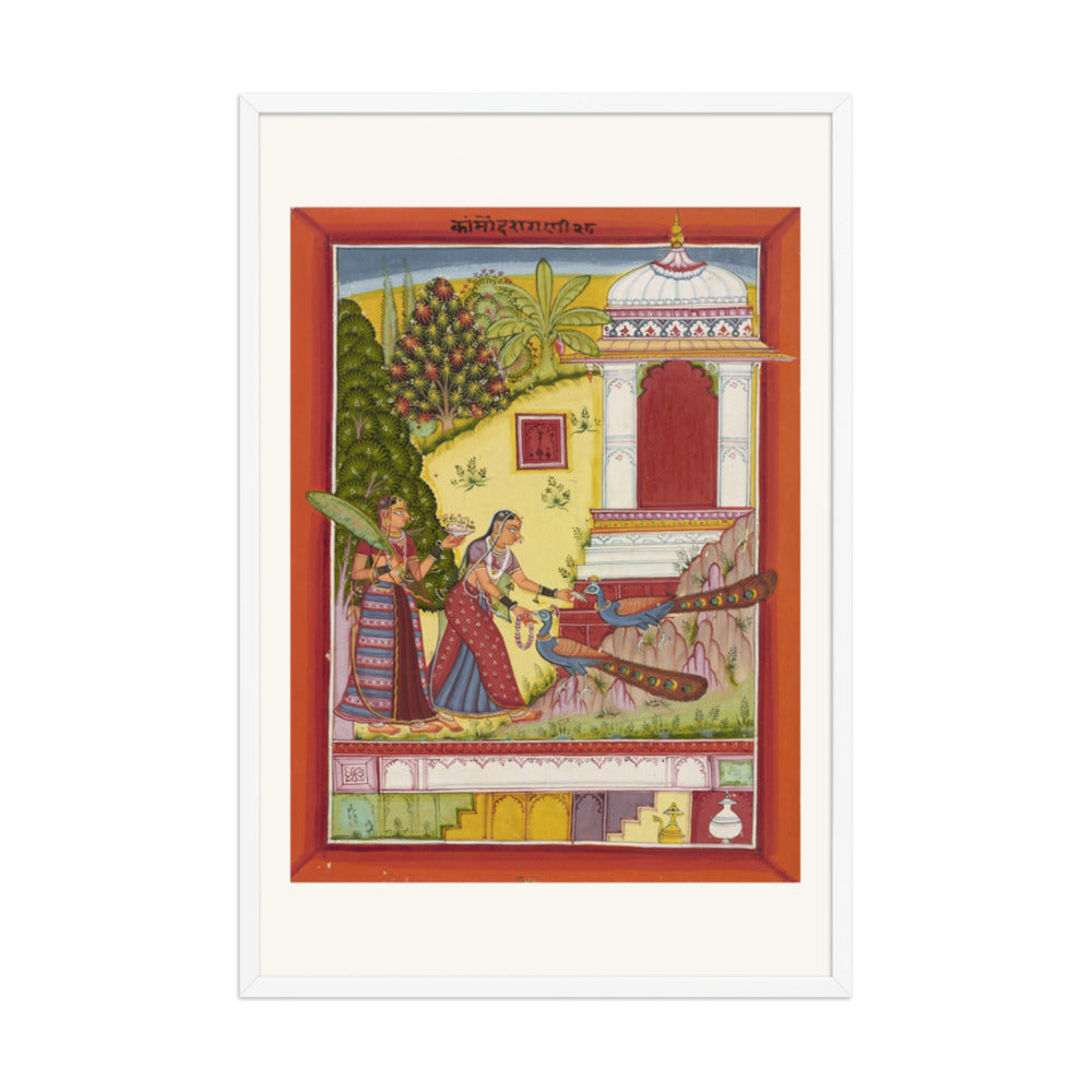 Kanrod Ragini — Ragamala Folio — Restored Rajput Wall Art — view 12