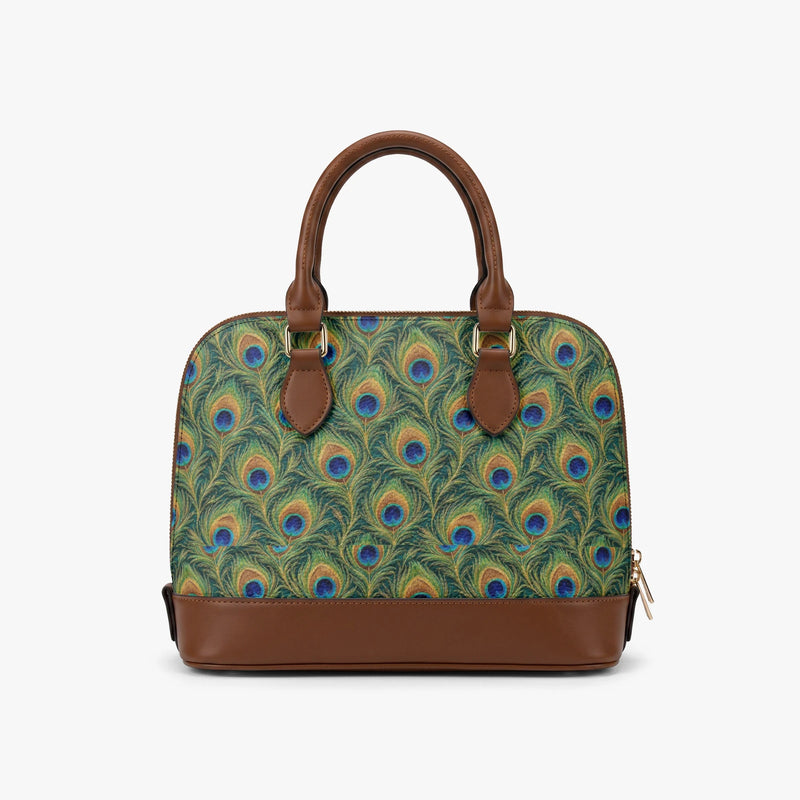 Mor Feather — Peacock Green Dome Handbag