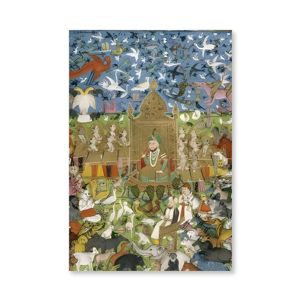 King Solomon Enthroned Among the Beasts and Birds — view 4