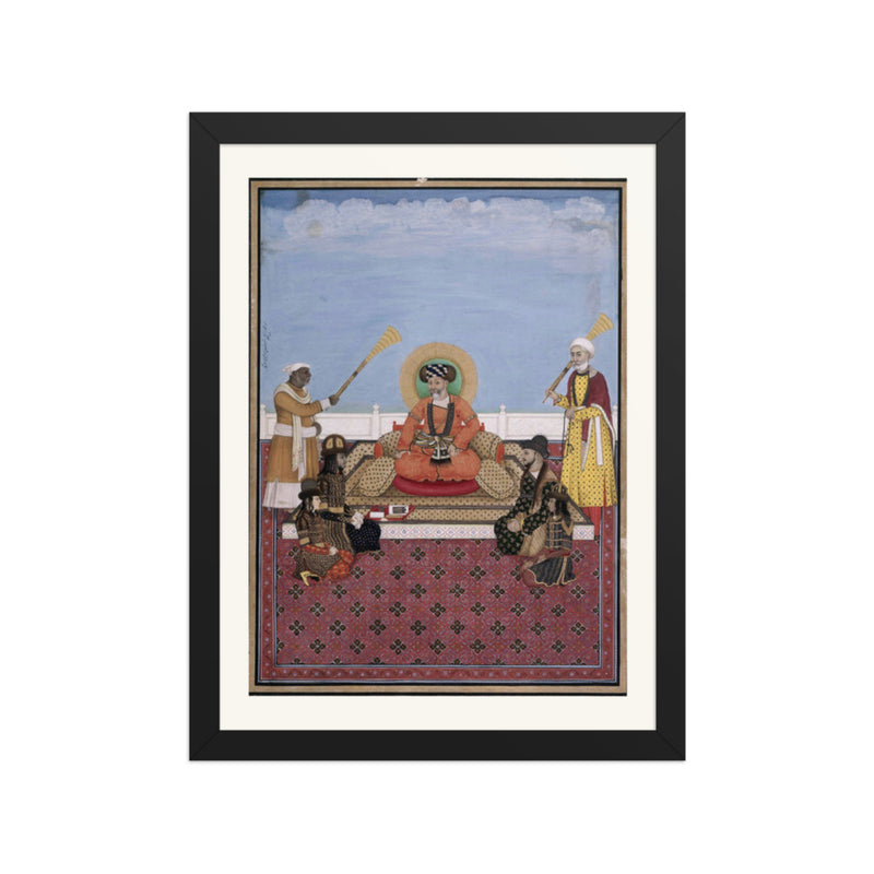 Akbar Shah II with His Four Sons — Mughal Court