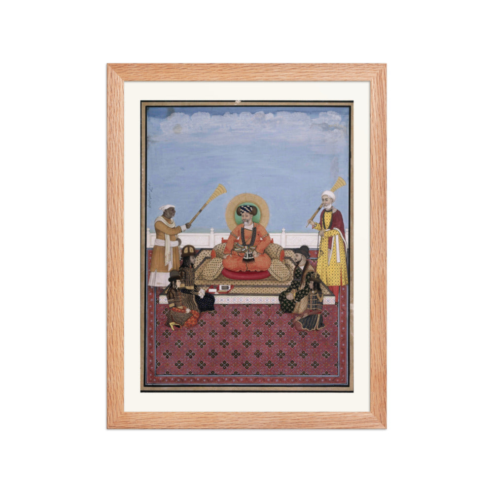 Akbar Shah II with His Four Sons — Mughal Court — view 2