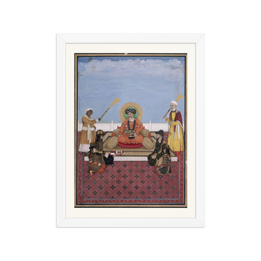 Akbar Shah II with His Four Sons — Mughal Court — view 3