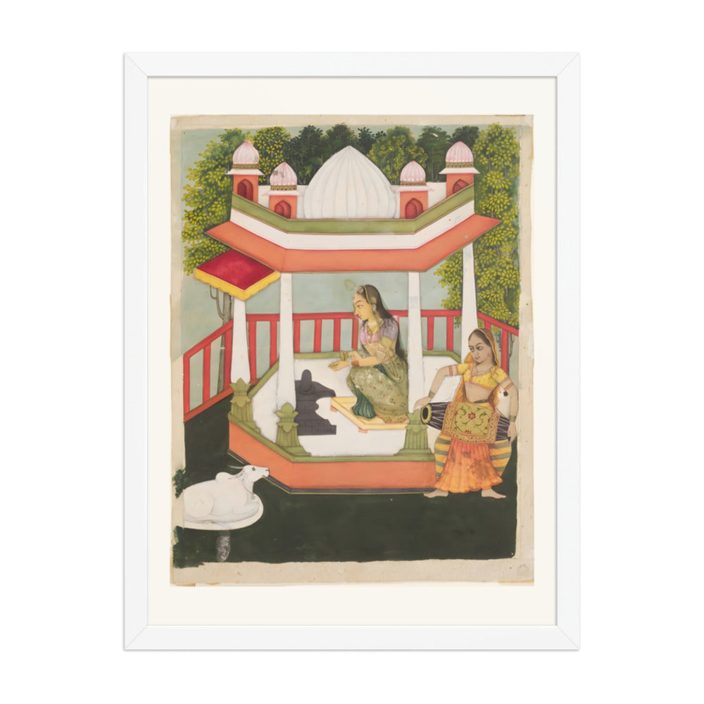 Bhairavi Ragini — A Lady at Worship — view 3