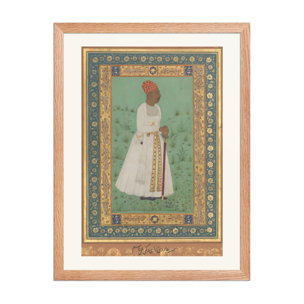 Portrait of Jadun Rai of the Deccan — Shah Jahan Album — view 2