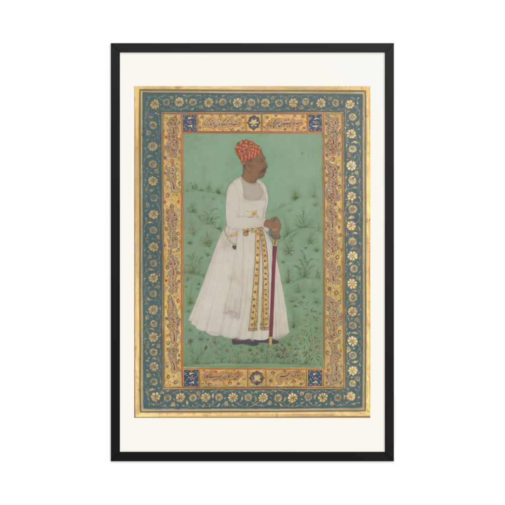 Portrait of Jadun Rai of the Deccan — Shah Jahan Album — view 7