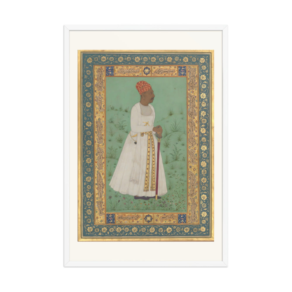 Portrait of Jadun Rai of the Deccan — Shah Jahan Album — view 9
