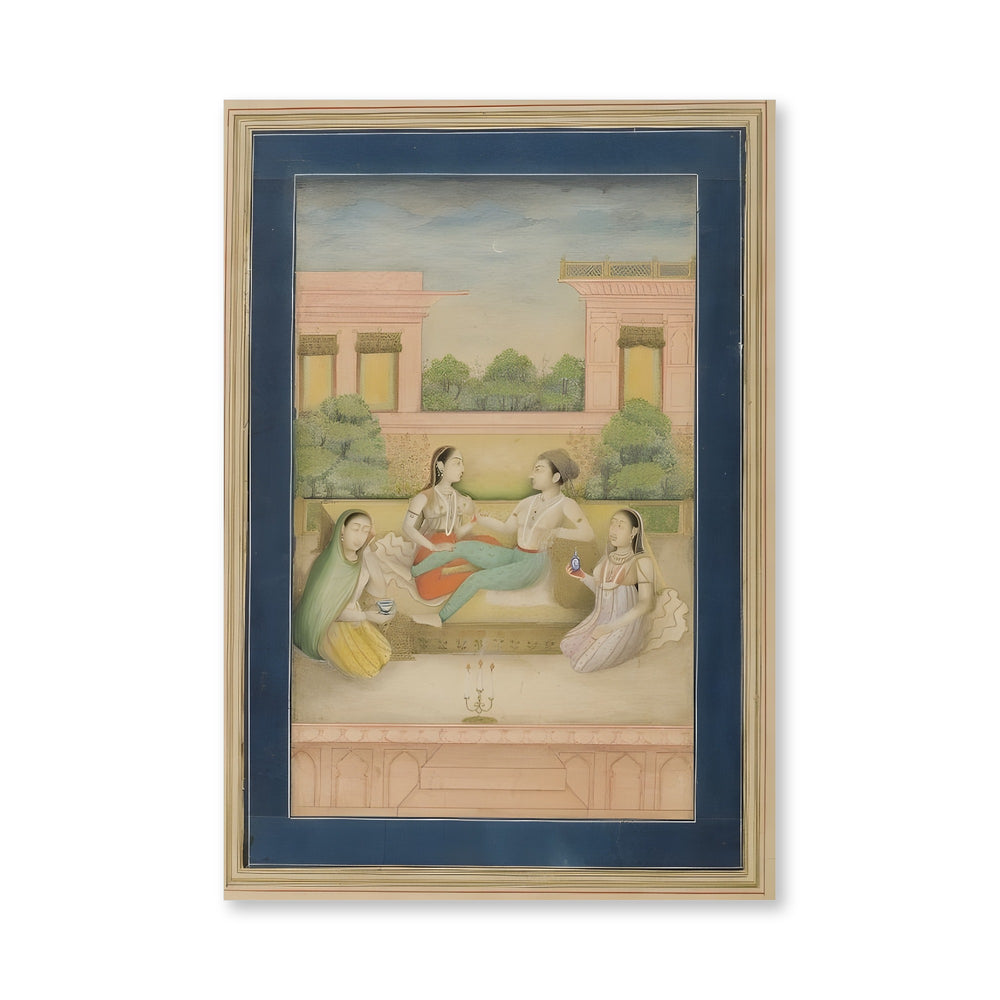 A Prince and His Consort on a Terrace — view 4