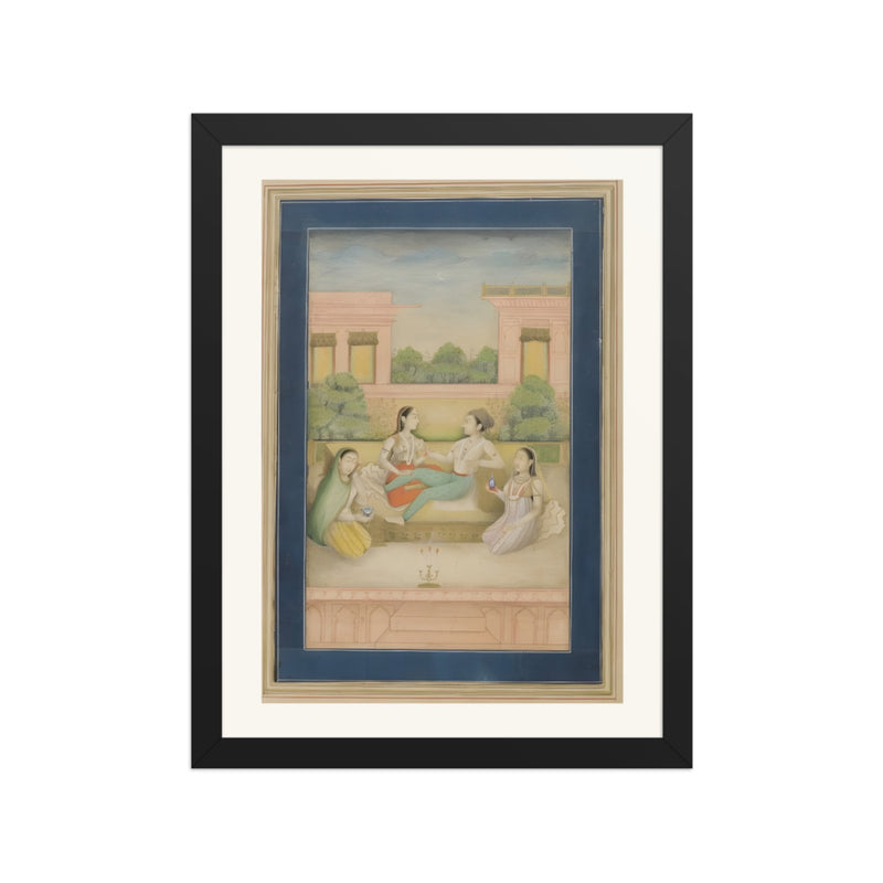 A Prince and His Consort on a Terrace