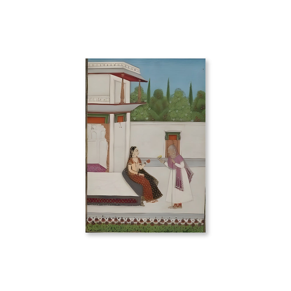 A Lady and Her Elderly Attendant — view 4