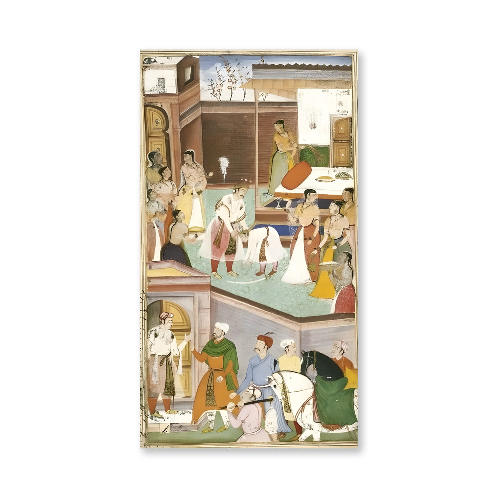 A Leaf from the Razmnama — Mughal Mahabharata — view 4