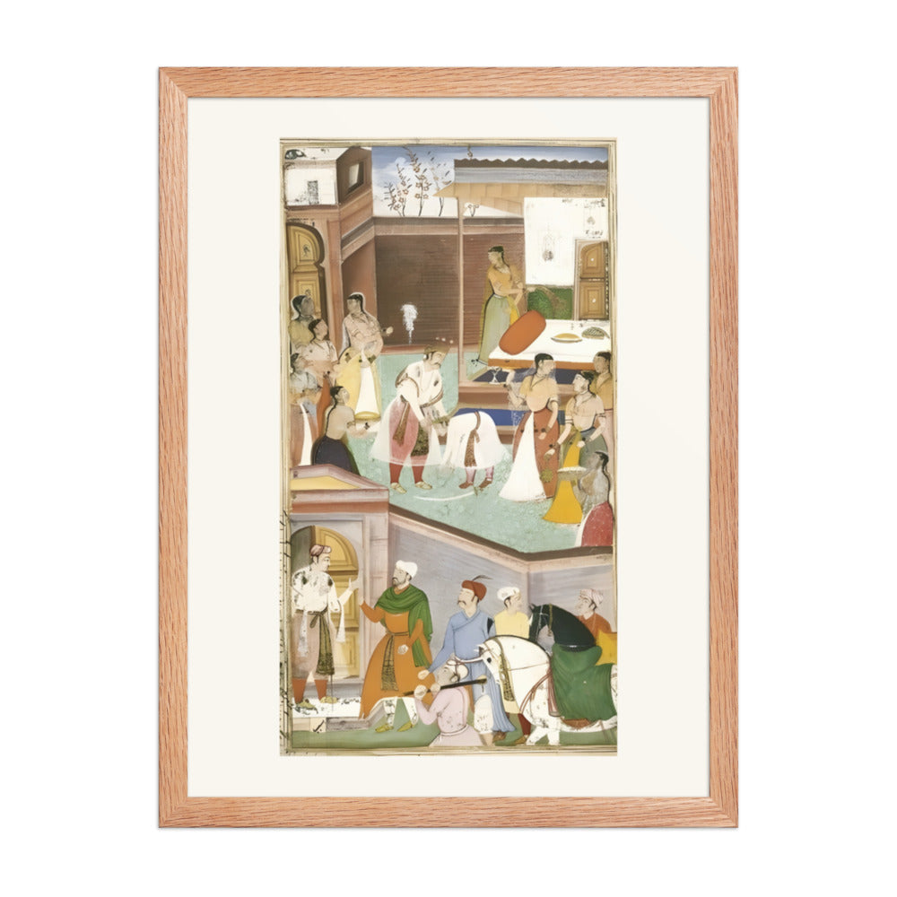 A Leaf from the Razmnama — Mughal Mahabharata — view 2
