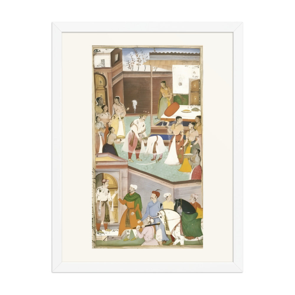 A Leaf from the Razmnama — Mughal Mahabharata — view 3