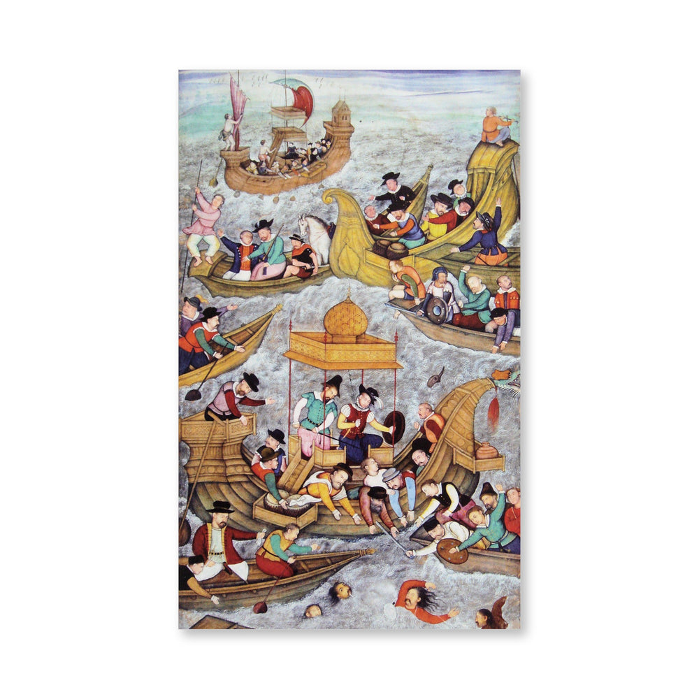 The Death of Sultan Bahadur off Diu — An Akbarnama Scene — view 4