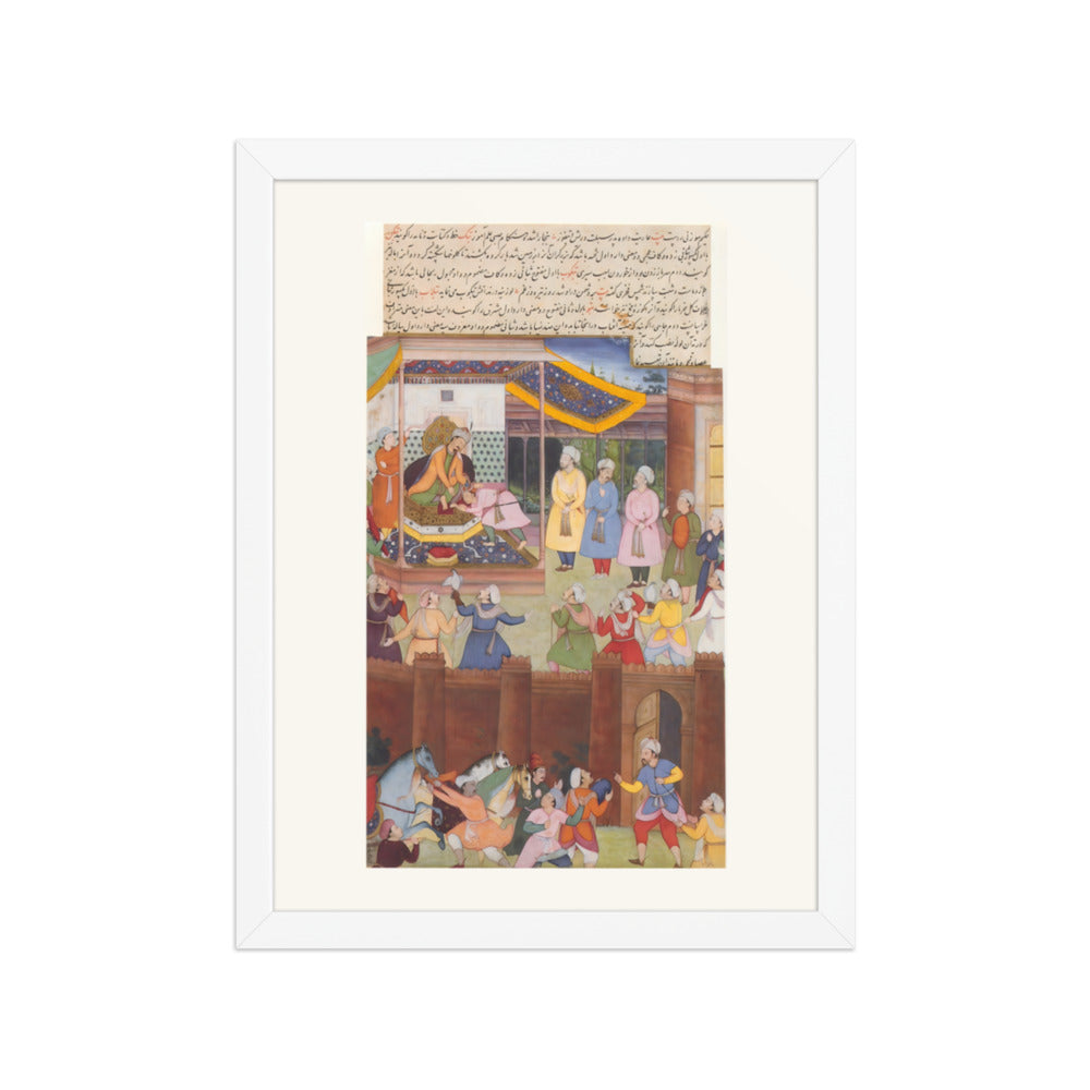 Humayun Greets Babur — An Akbarnama Scene — view 3