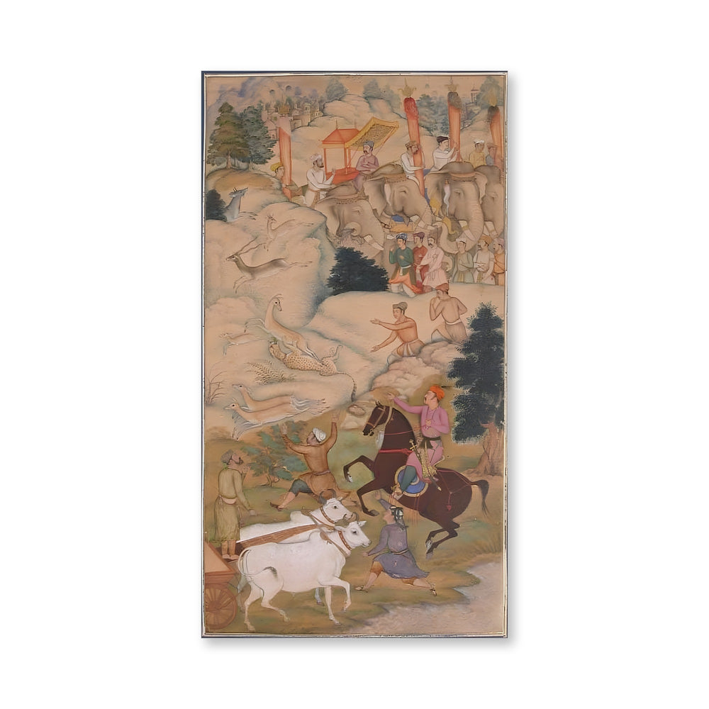 The Hunt at Mandhakur — An Akbarnama Scene — view 4
